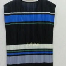 Модная футболка в складку, футболки в Хроматическую полоску с рукавами