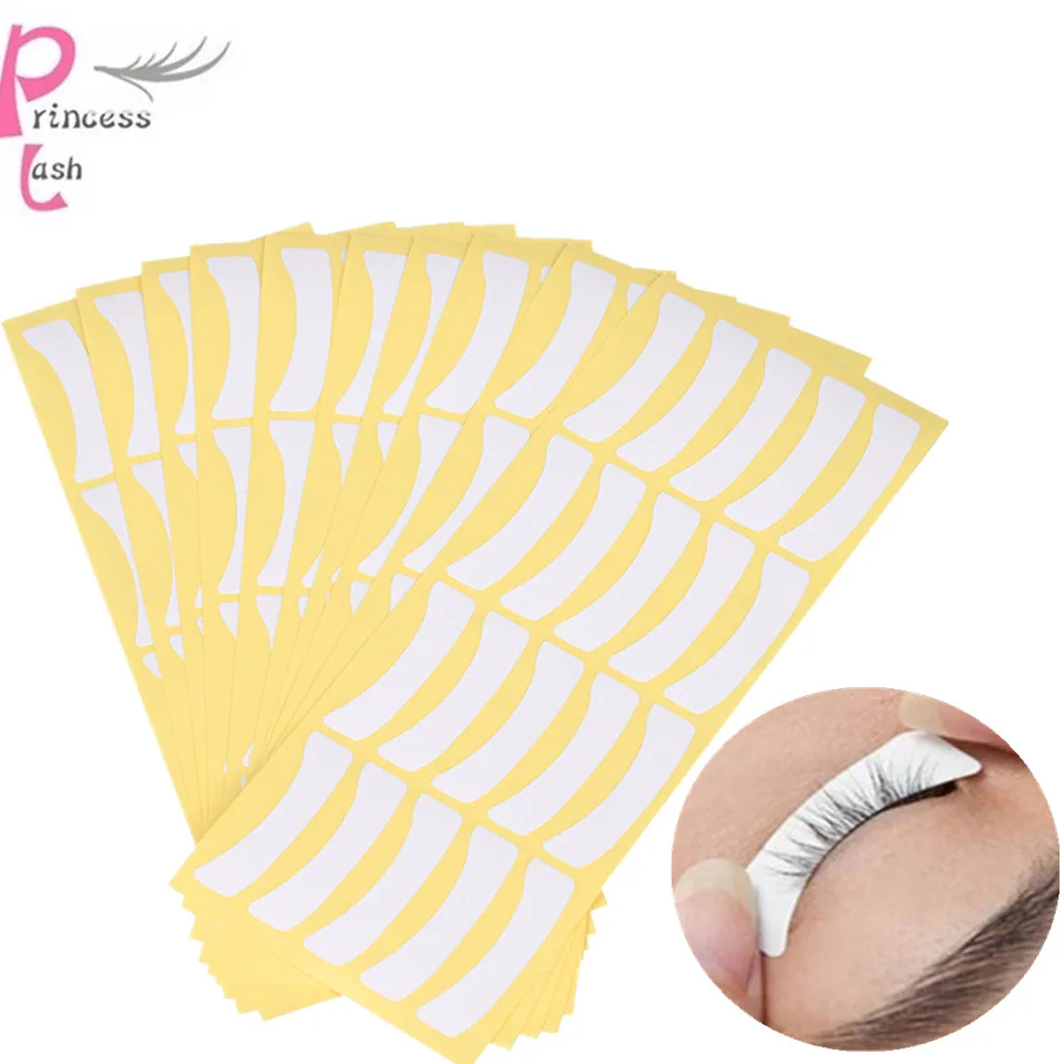 

500 pairs/pack false lashes under eye pads stickers Graft Eyelash Isolation Paper Patches eyelash extensions patch makeup tools