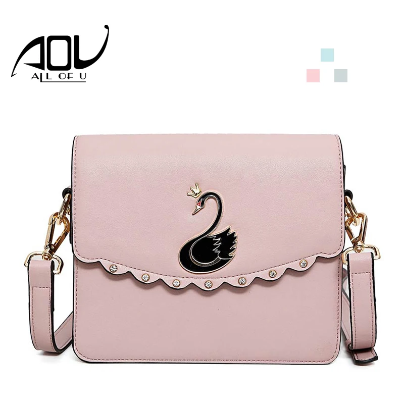 

2018 New Swan Princess Women Messenger Bag Female Clutch Bags Luxury Shoulder Bag Women Handbags Small Crossbody Bags Hot Sale