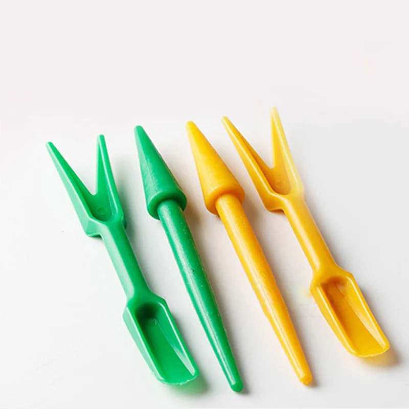 2pcs/set lifter dig seedlings + a planting tool Sowing punch Garden Tools Planting hole punch  transplant seedlings device