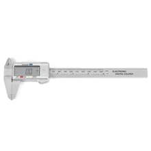 Portable 0 – 150MM Electronic Digital Micrometer Plastic Carbon Fibre Calliper with LCD Display Screen Accurately Measuring Ste