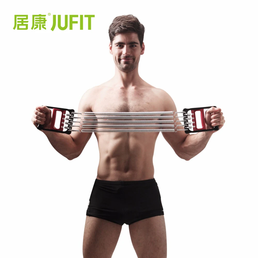 

Free Shipping Chest Expander Hand Grip Springs Muscle Pulling Exerciser Fitness Multi Function Muscle Training Exerciser