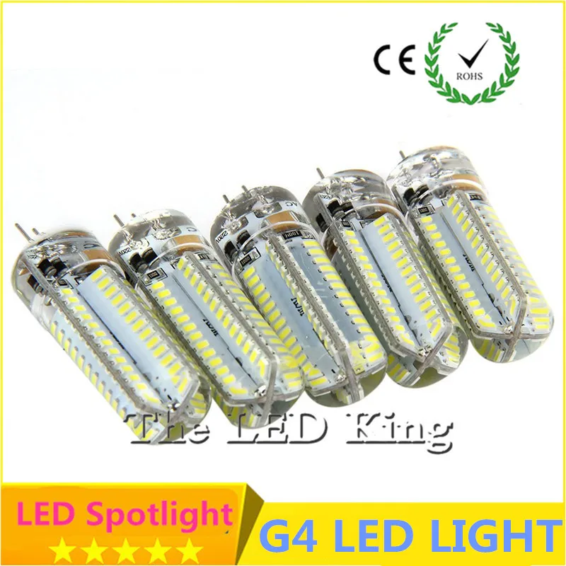 Светодиодная лампа G4 SMD3014 32 48 64 96 светодиодов 12 В 220 240 в 4g 20x5 Вт теплый/холодный