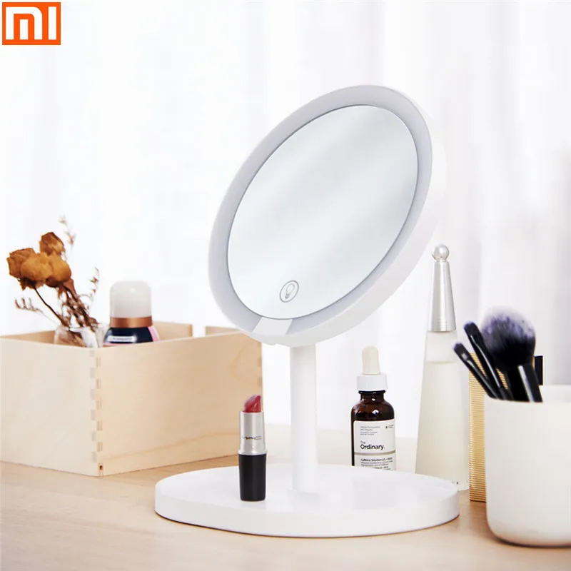 

Happy Life XY 2 in 1 Protable Refillable Brightness Adjustable LED HD Makeup Day Mirror Mirror Makeup Cosmetics