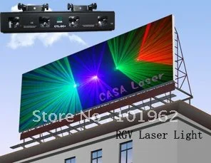 

lighting equipment 260mW RGV 4 lens laser light DMX sound dj disco bar party stage lighting