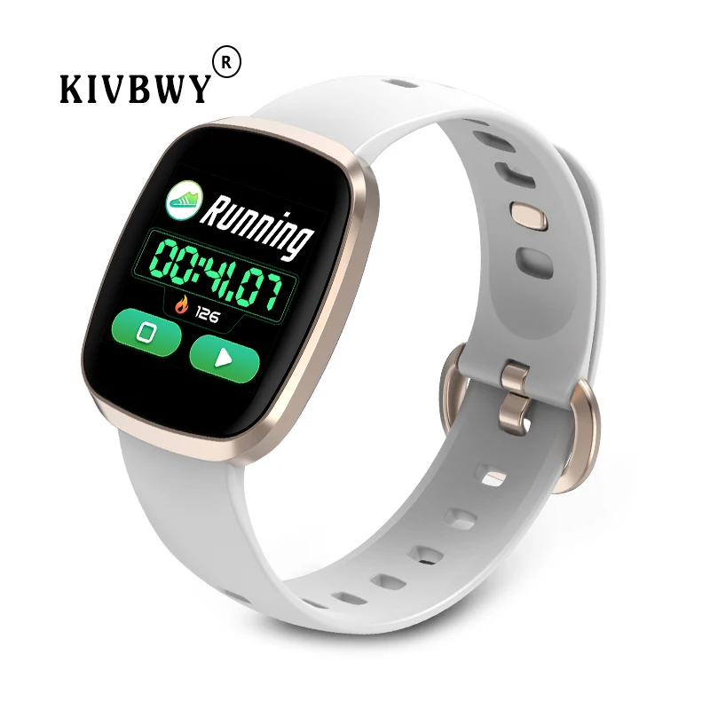 Kivbwy Смарт-часы IP67 Водонепроницаемый умные часы фитнес-трекер сердечного ритма крови Давление монитор Для мужчин Для женщин часы браслет