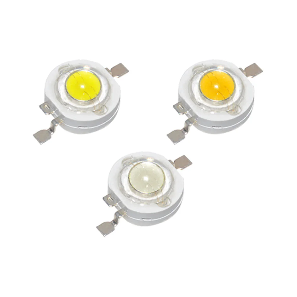 

10pcs Real Full Watt 1W 3W High Power LED lamp Bulb Diodes SMD 110-120LM LEDs Light Beads For 3W - 18W Spot Light Downlight