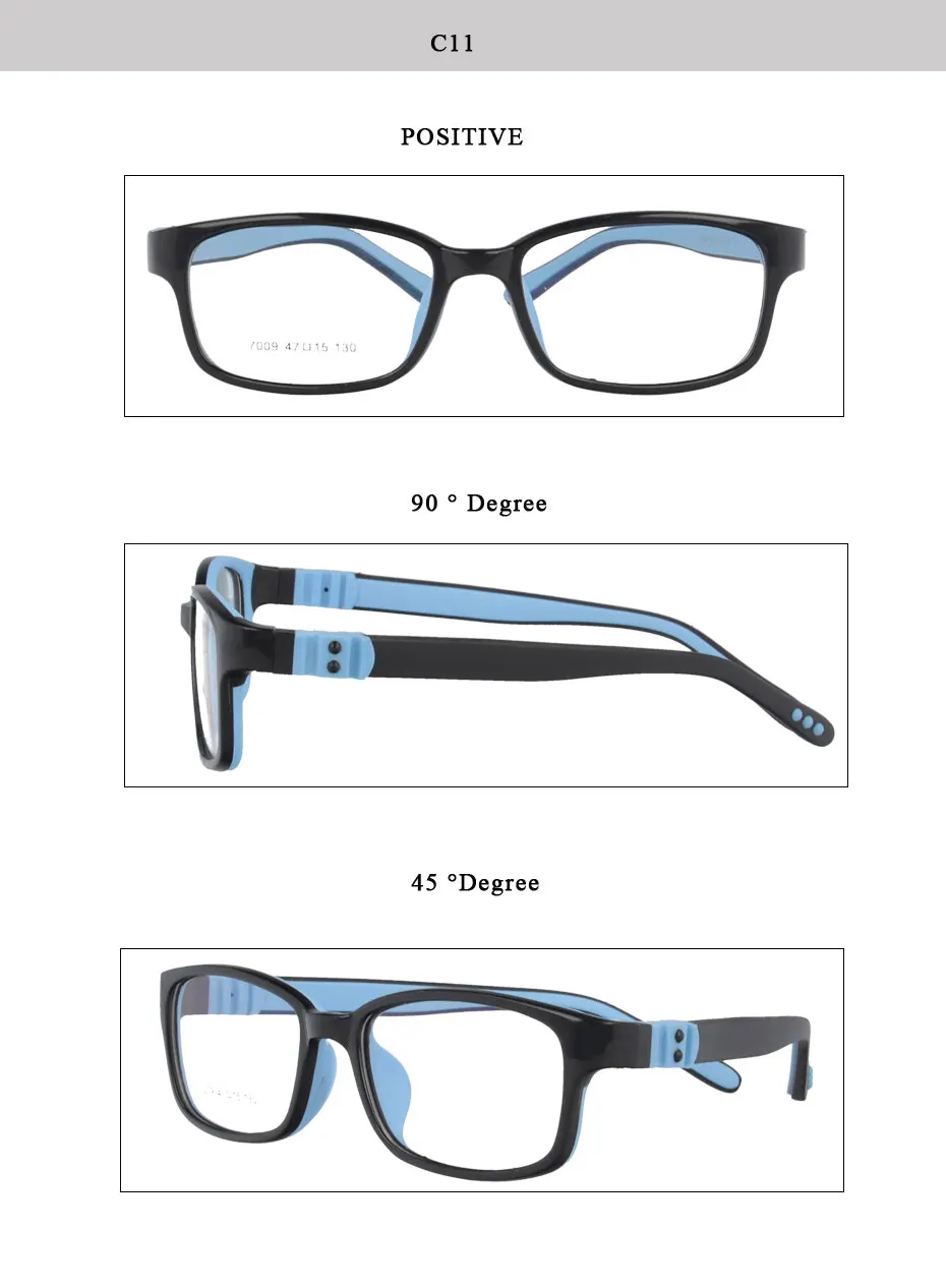 SPITOIKO Детские TR силиконовые полный обод оптическая оправа детские очки близорукость очки 7009