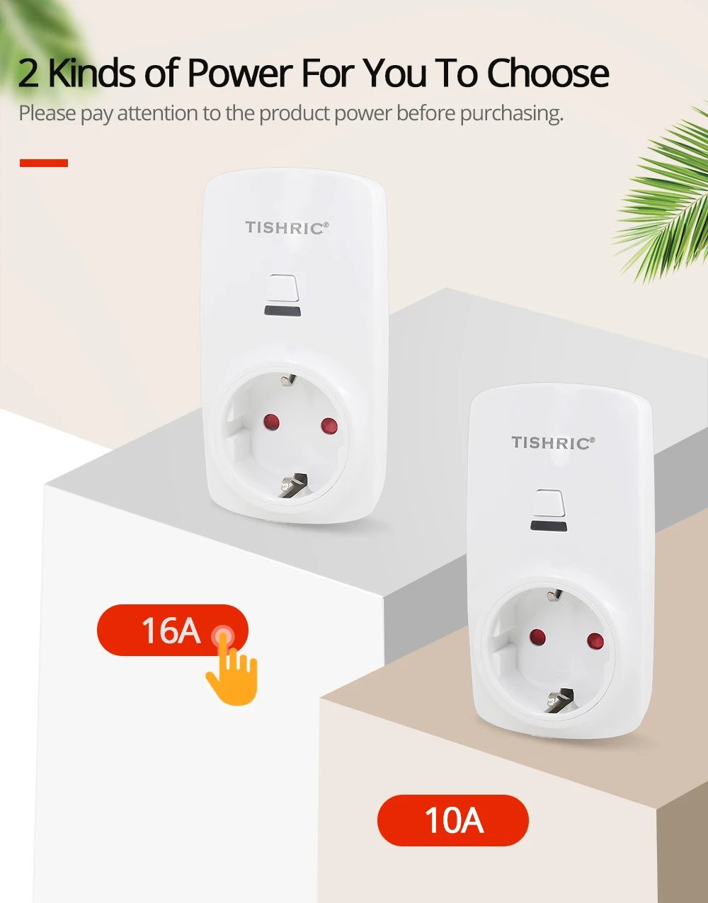 Tishric T30 10A WiFi умная розетка AU/FR/EU/UK/US Беспроводная штепсельная розетка основной умный переключатель поддержка Alexa Google IFTTT