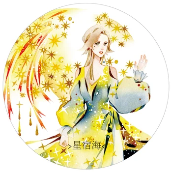 

5cmx5m golden stars washi tape girl