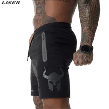 Новые модные мужские хлопковые шорты, облегающие Бермуды для фитнеса, бодибилдинга, мужские брендовые высококачественные летние мужские шорты