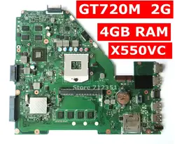 X550VC GT720M 2 Гб V Оперативная память 4 Гб Оперативная память платы REV 3,0 для ASUS R510V X550V X550VC A550V ноутбук материнская плата 100% прошедший тестирование