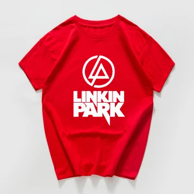 Linkin Park футболки женские/мужские рок группа уличная одежда размера плюс винтажные топы хлопок крутая футболка женская одежда - Цвет: W05MT  red