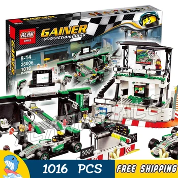 

1016pcs Speed Champions AMG PETRONAS 28006 Formula F1 Figure Building Blocks Cars Viechle Kit Toys Compatible With Lago