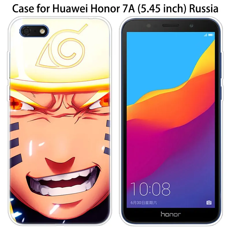 Силиконовый чехол для Huawei Honor 20 8A 7A Pro 10 9 8 Lite View 7S 8S 8X 7X 6X 8C 20i 10i Play из ТПУ с аниме