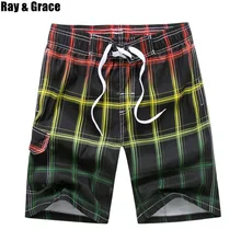 RAY GRACE летние мужские пляжные шорты быстросохнущая спортивная одежда шорты для бега водонепроницаемые спортивные плавки