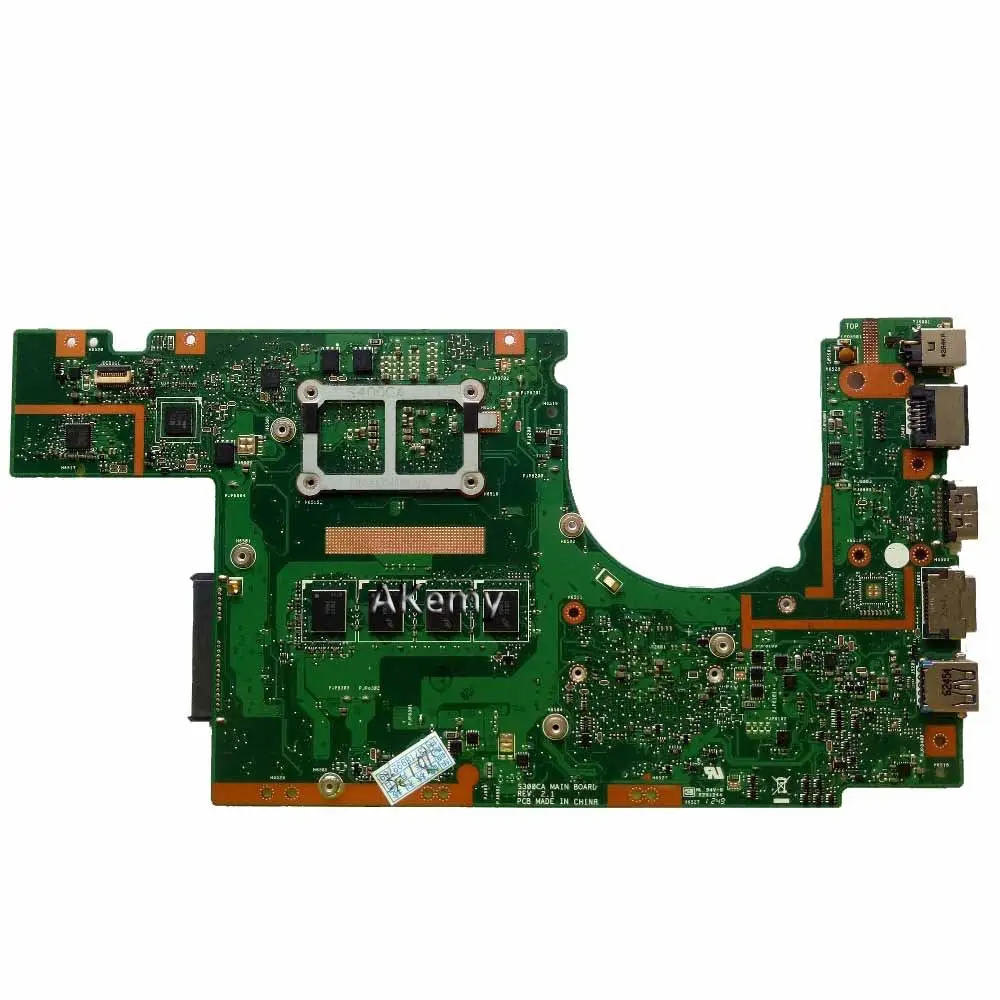 Новая материнская плата S300CA для ASUS S300CA S300C VivoBook материнская плата для ноутбука S300CA материнская плата 987/1007U REV2.1 4 г ram