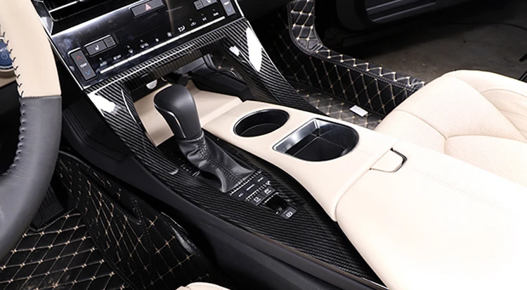 Для Toyota Avalon XX50 2018 2019 углеродное волокно стиль автомобильные аксессуары внутри
