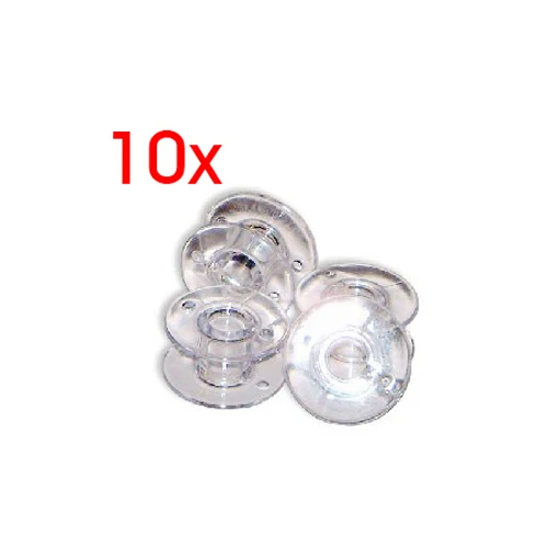 

10Pcs Sewing Clear Plastic Sewinc Machine Empty Bobbin for Brother singer Janome