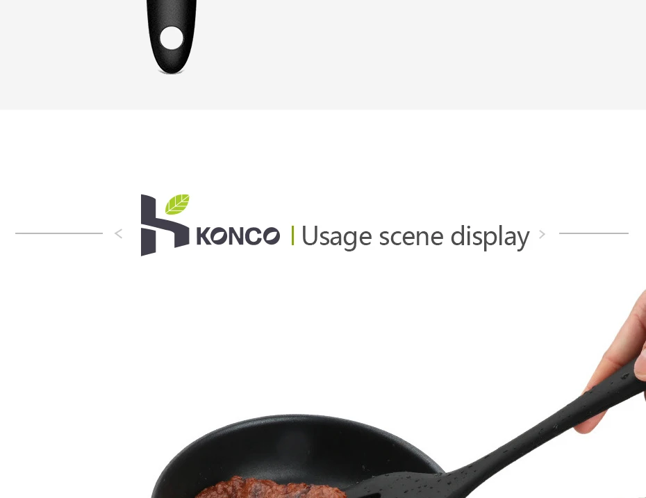 KONCO антипригарное силиконовые кухонные принадлежности для приготовления пищи набор инструментов для выпечки кухонная посуда набор с яичником ложка лопатка масляная щетка