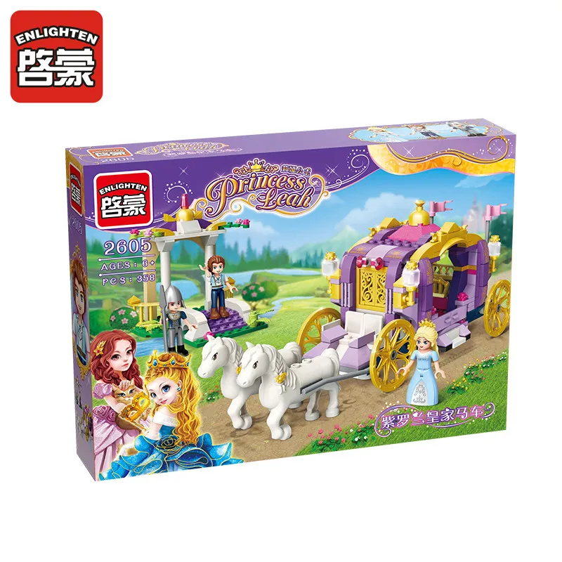 Enlighten Models Building toy Compatible with Lego E2605 374pcs Carriage Blocks Toys Hobbies For Boys Girls Model Building Kits Enlighten Models Building toy Compatible with Lego E2605 374pcs Carriage Blocks Toys Hobbies For Boys Girls Model Building Kits