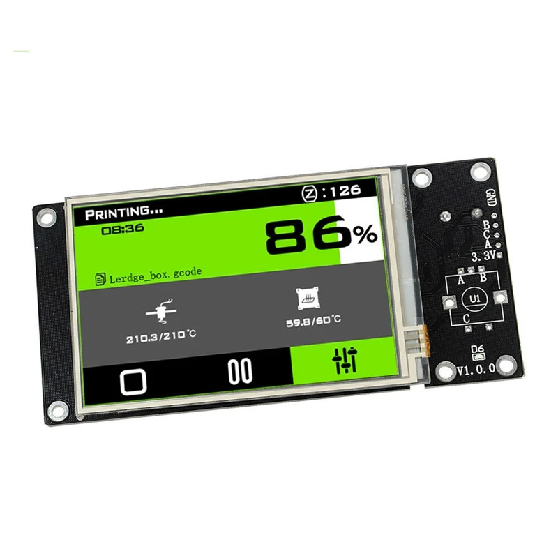 

3D Printer Parts 3.5 Inch High-resolution Color Touch Screen 32-bit Controller