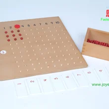 5024 умножения Доска Материалы montessori набор для дома и школы образовательные Развивающие игрушки для детей Детские деревянные игрушки