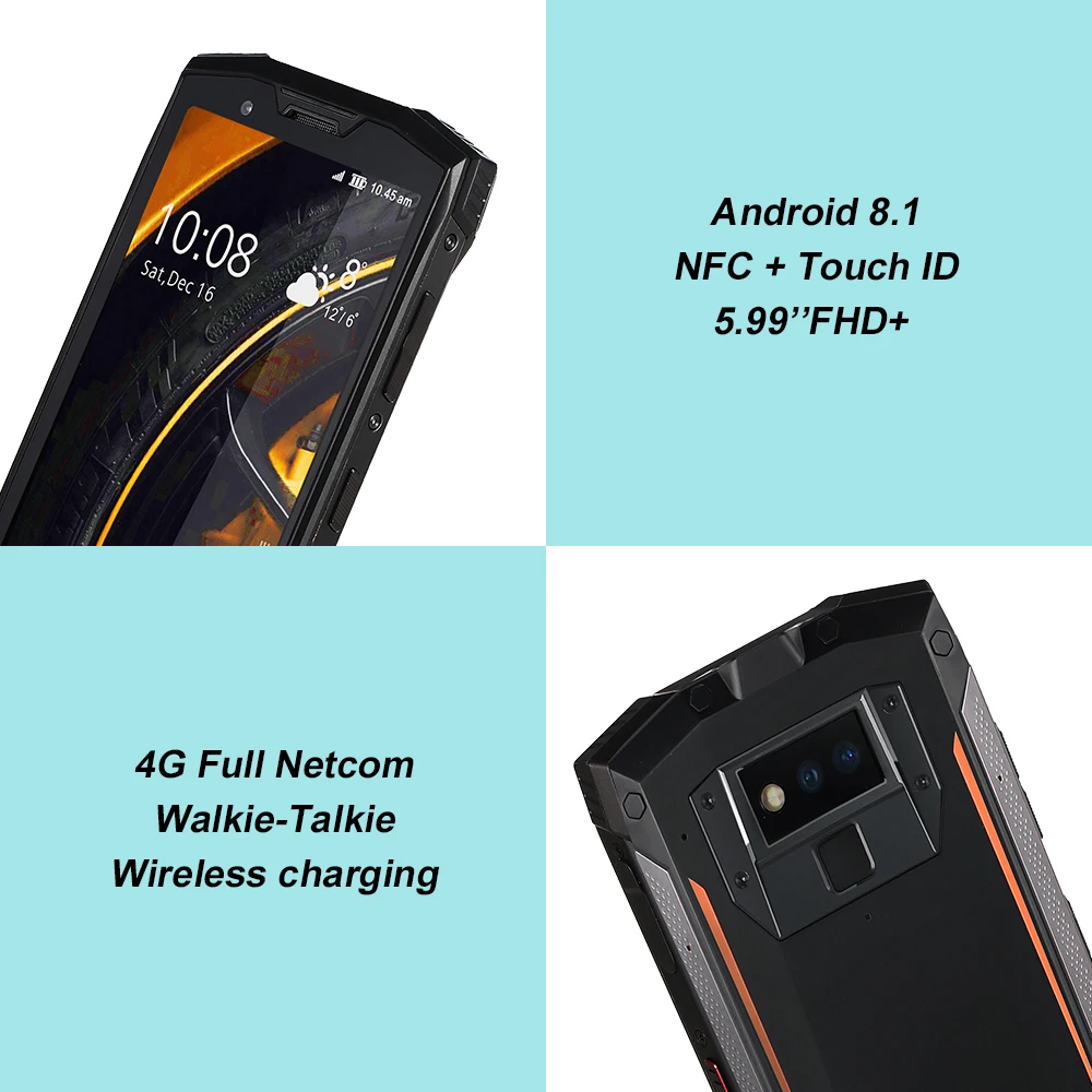DOOGEE S80 Lite IP68 Водонепроницаемый 10080 мАч 4G смартфон 5 99 &quotFHD + 13MP 8.0MP мобильный телефон