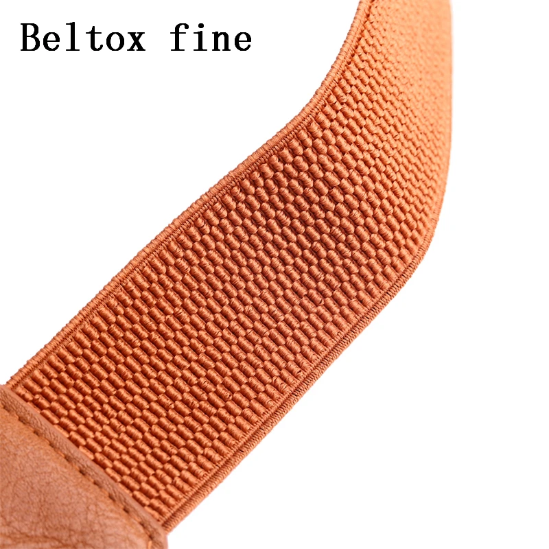 Fashion PU Leather Elastic Wide Belts for Women Stretch Thick Waist Dress Plus Size By Beltoxfine