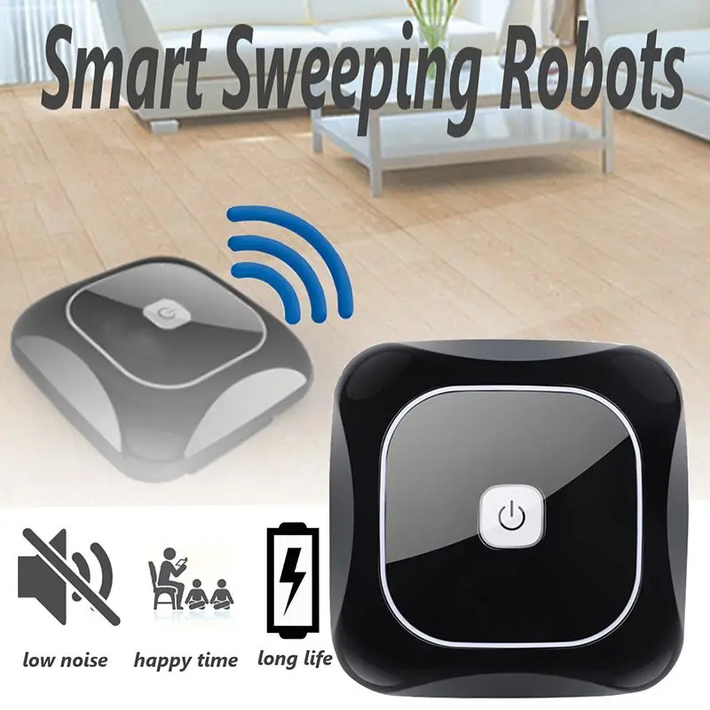 

Rechargeable Automatic Smart Robots Vacuum Cleaner Strong Suction Sweeping Wet Dry Machine Vacuum Cleaner Powerful Suction New