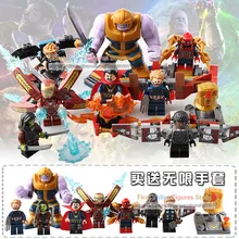 DR. TONG 80 шт. Супер Герои Бесконечность войны танос Доктор Стрэндж гамора Железный человек строительные блоки детский подарок кирпичи игрушки SY1046