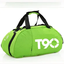 T90, водонепроницаемая Спортивная обувь для зала, сумки для мужчин и женщин, для фитнеса, тренировок, баскетбола, рюкзаки, износостойкие, для путешествий, спортивные сумки зеленого цвета