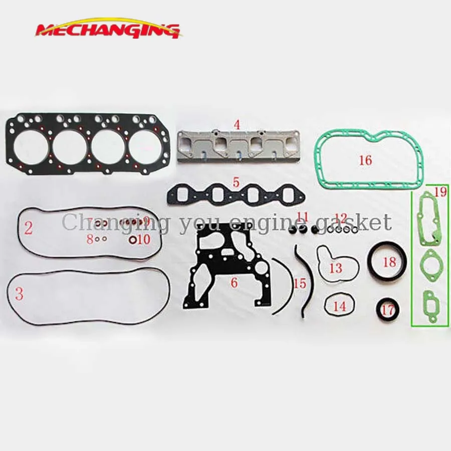 

4JA1 4J41 4JB1 For ISUZU CAMPO KB 2.5 D KBD27 Full Set Engine Parts Auto Parts Engine Rebuilding Kits Engine Gasket 51017900