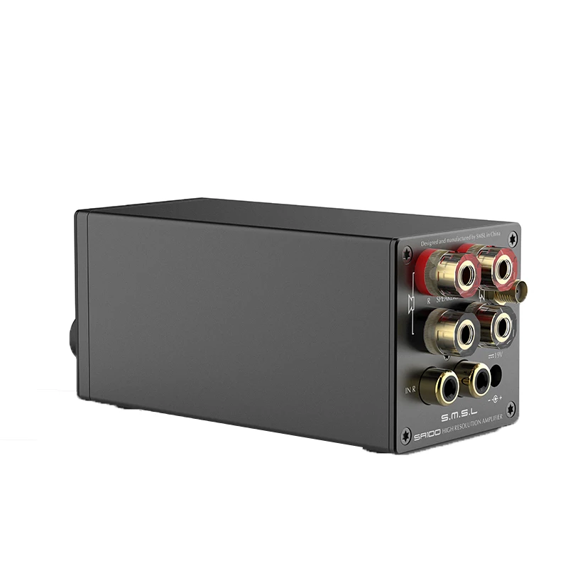 SMSL M100+ SA100 HiFI усилитель стерео Bluetooth DAC USB AK4452 XMOS XU208 декодер DSD512 Усилитель Портативный Hi-Res мощность TPA3116D2