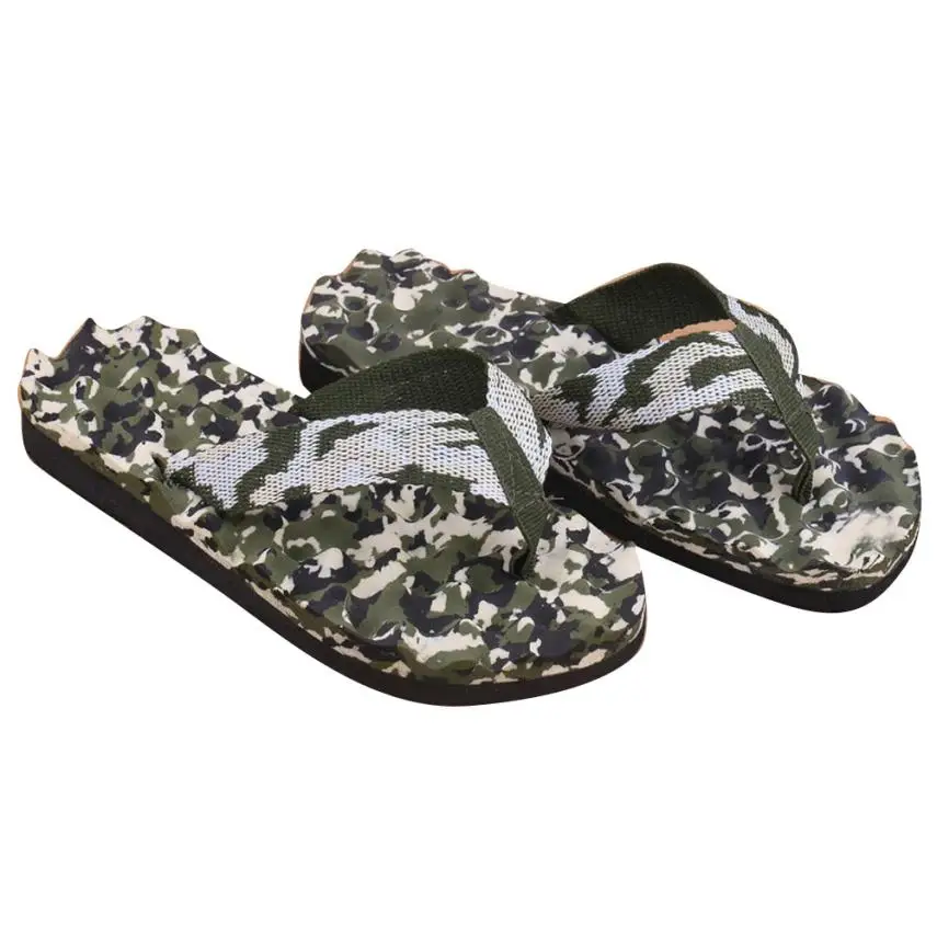 mens camo flip flops