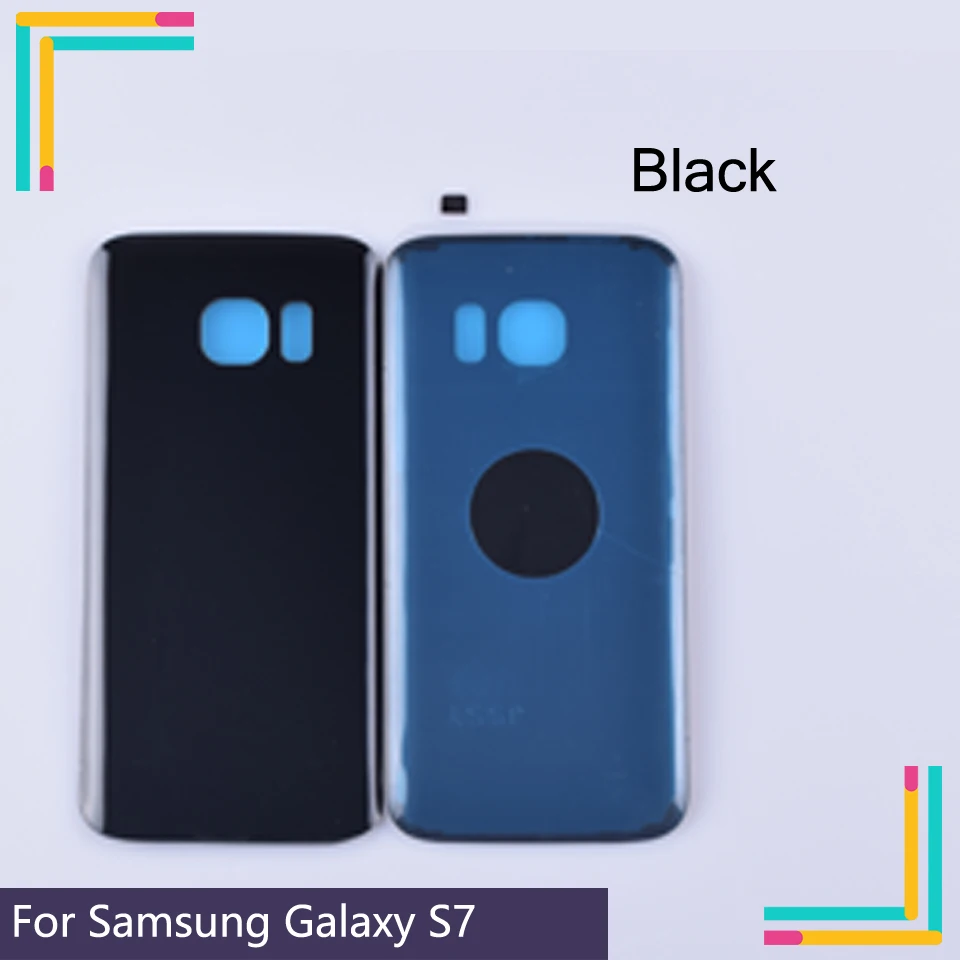 50 шт./лот оригинал для Samsung Galaxy S7 G930 G930F G930FD SM G390F корпус крышка батареи задняя чехол