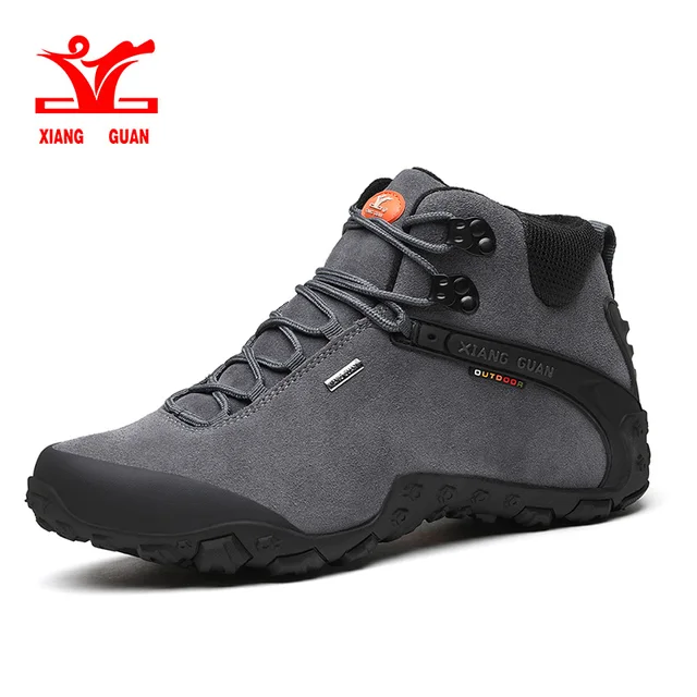XIANG GUAN Outdoor Shoes High Quality Anti-Fur Man Martin Hiking Shoes Travel Desert Tactical boots Warm Sneakers EUR 36-48