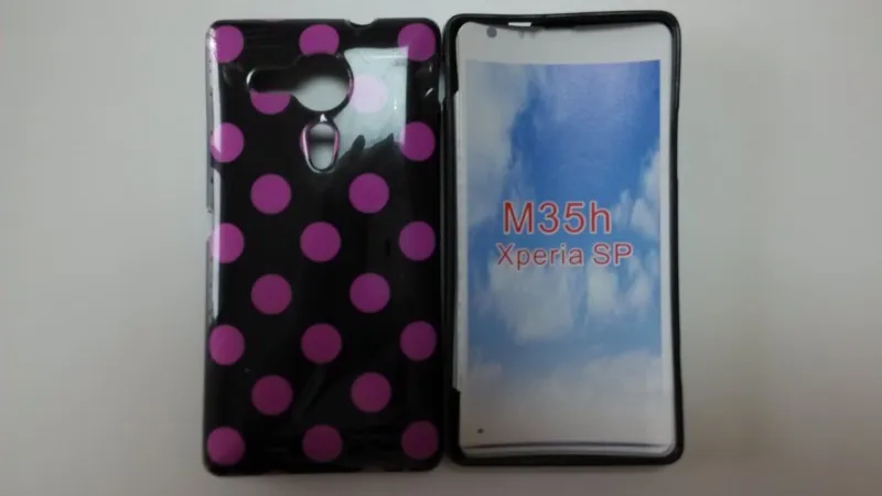 Sony Xperia SP M35h Polka Dots Case (2)