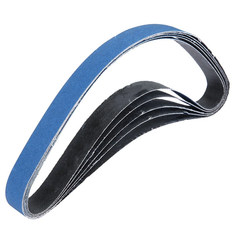 5 Pcs 25x760 Mm Abrasive Sanding Belts For Air Belt Sander Aluminium Oxide Grinder Belt For Metal Grinding Grit 60 For Wood So
