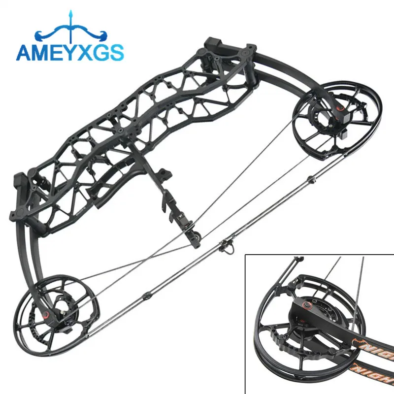 

1Pc 40-60Lbs Shooting Fish Beast Arrow 310FPS RH Steel Ball 370FPS Triangle Pulley Dual Purpose Archery Compound Hunting Bow