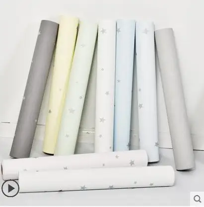 

Wallpaper self-adhesive bedroom living room decorative wall stickers background wall girl room solid color waterproof stickers