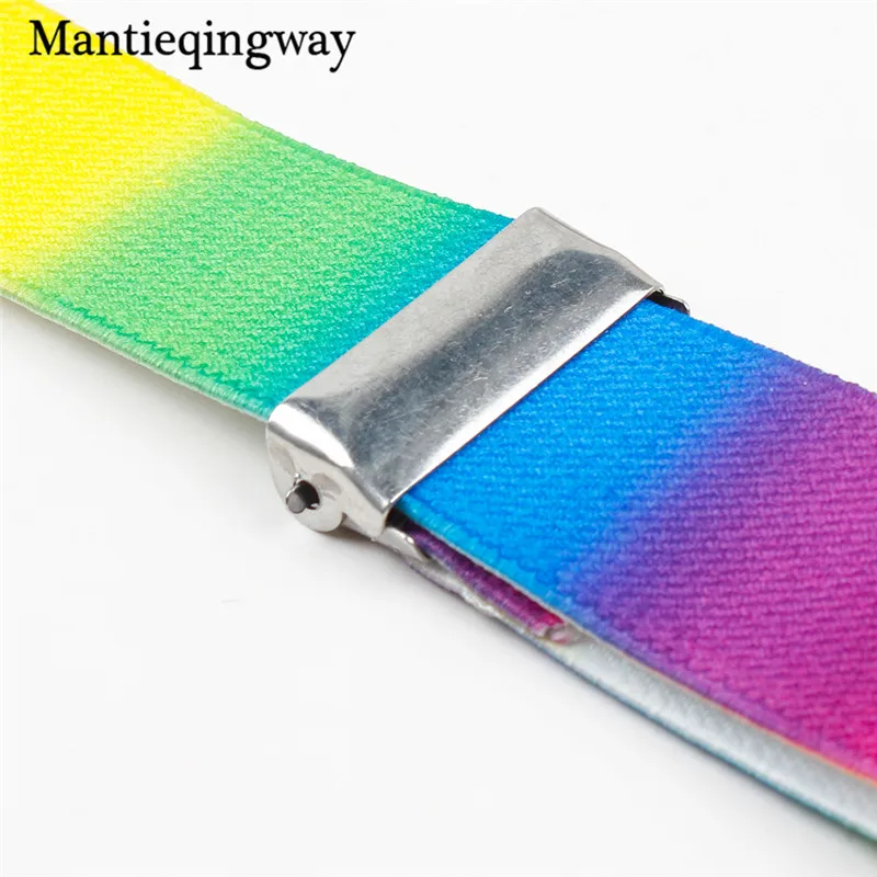 Mantieqingway, Новая мода бренд подтяжки для взрослых для мальчиков Регулируемый эластичный чулок родителей бандажа пояса ремень