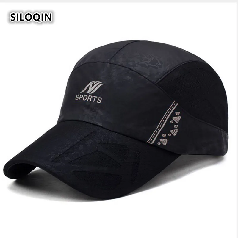 

SILOQIN 2019 New Men Korean Style Baseball Cap Ms Summer Sunscreen Breathable Mesh Caps Adjustable Size Traveling Sunshade Hat