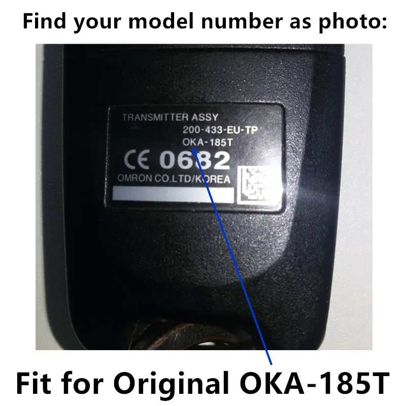 QCONTROL 433 МГц Автомобильный Дистанционный ключ для KIA Rio OKA-185T CE0682 PCF7936 иммобилайзер TOY40 ключ лезвие