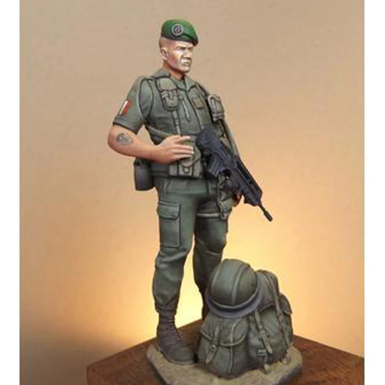 

1/24 2eme REP Beyrouth 1982, Contains two headers, Resin Model Soldier figure GK, Military theme, Unassembled and unpainted kit