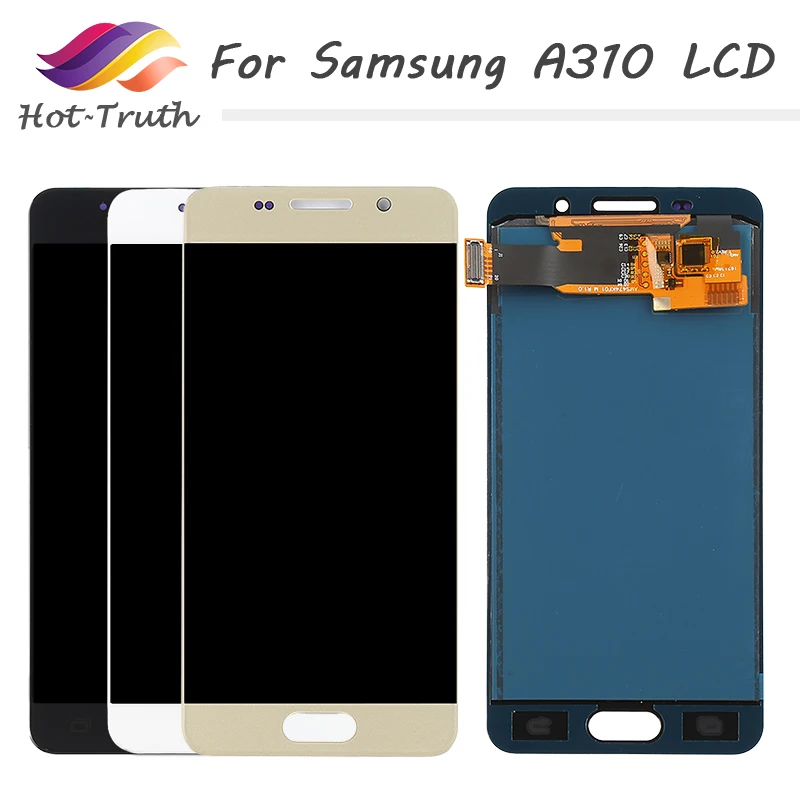 

For SAMSUNG Galaxy A3 2016 A310 LCD Display Touch Screen Digitizer Replacement Parts A310F A310M A310Y 720*1280 4.70 inch LCD