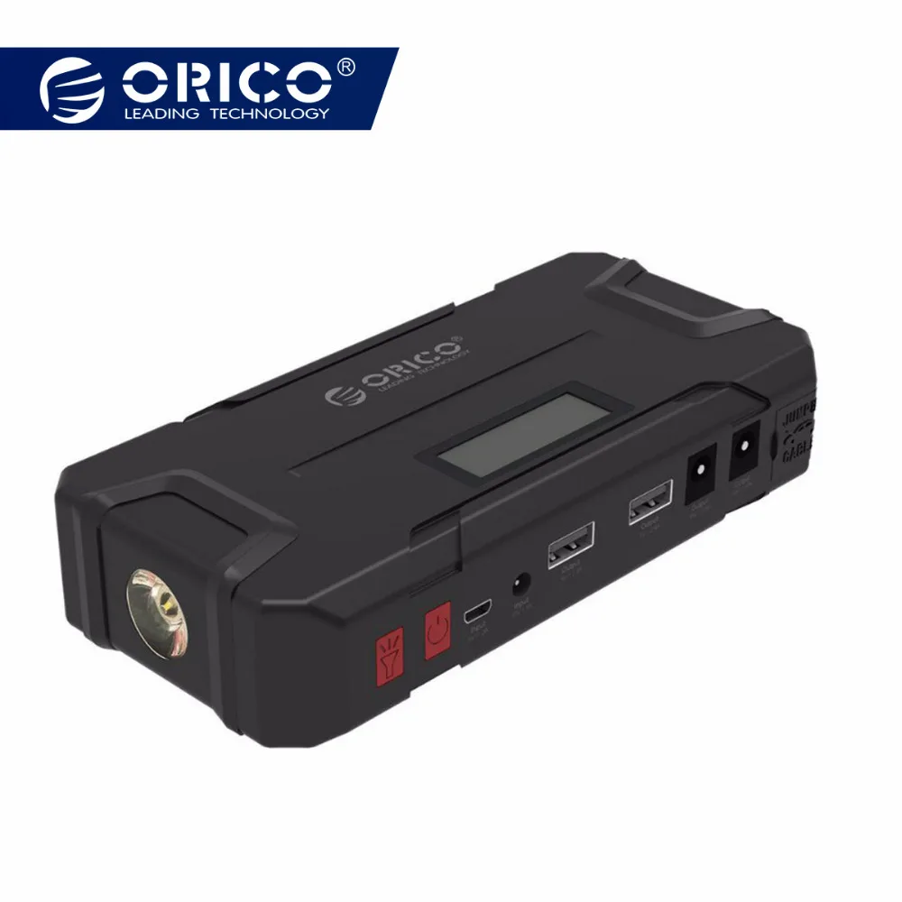

ORICO CS2 12000mAh Mini Emergency Power Bank Portable Mobile Battery Emergency Booster Buster Power Bank For Phone Laptop Car