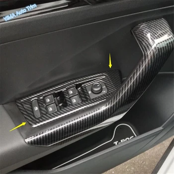 

Lapetus Auto Styling Door Handle Holder Window Lift Button Switch Cover Trim 4 Pcs Fit For Volkswagen T-Roc T Roc 2018 2019 2020