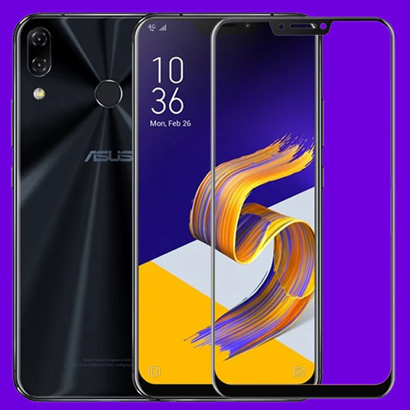3D закаленное стекло для Asus ZenFone 5Z ZS620KL полное покрытие экрана защитная пленка |