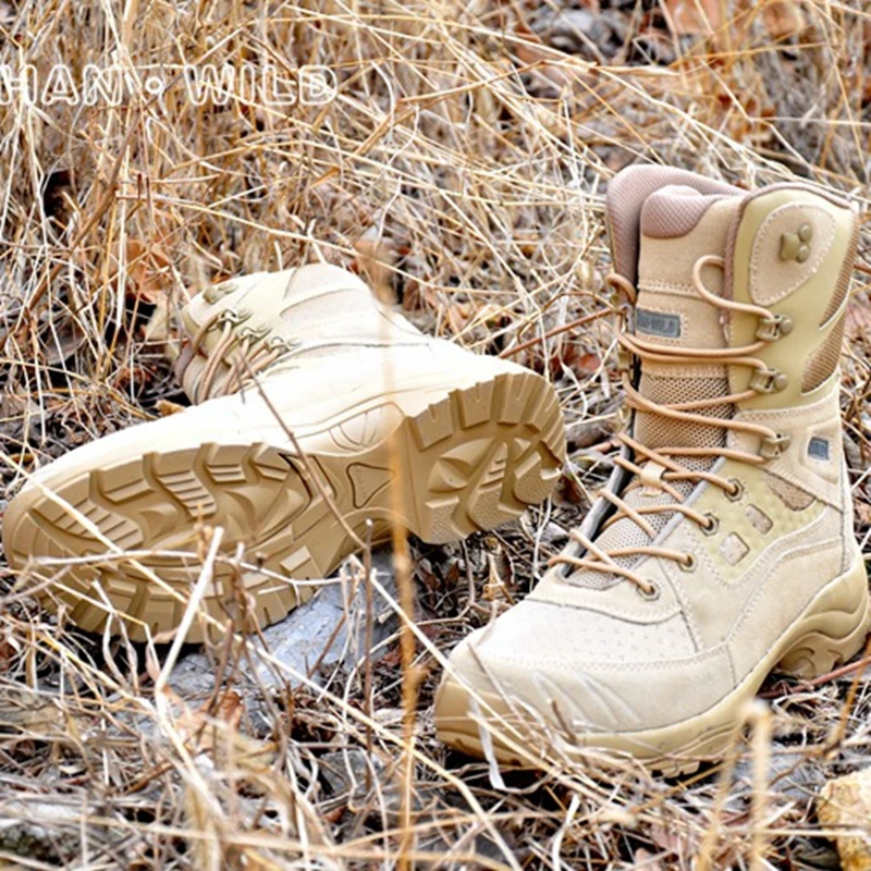 Desert shoes Combat Outdoor sport Military hiking trekking walking men